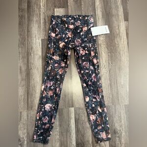 Floral lululemon leggings